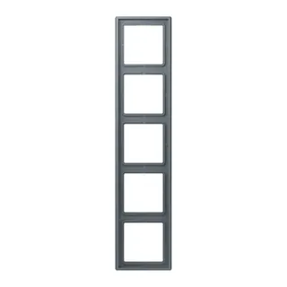 Jung Rahmen, 5-fach, LE CORBUSIER, gris 59 LC985251