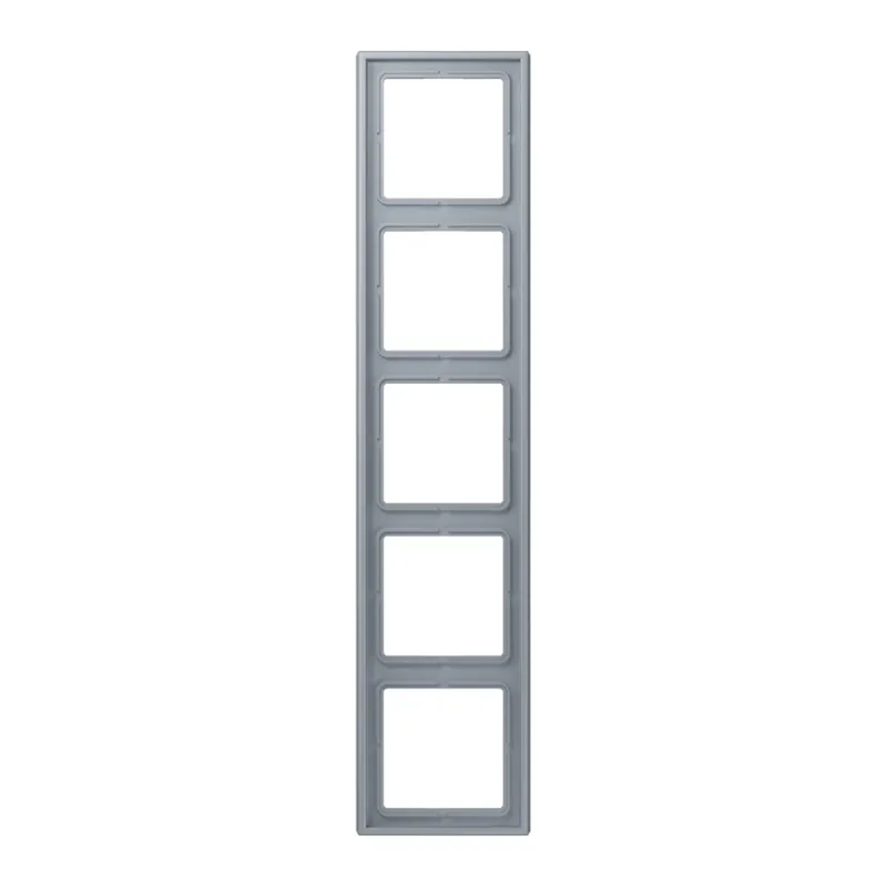 Jung Rahmen, 5-fach, LE CORBUSIER, gris clair 59 LC985257