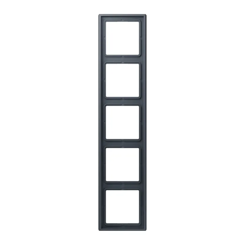 Jung Rahmen, 5-fach, LE CORBUSIER, gris fonce 59 LC985262