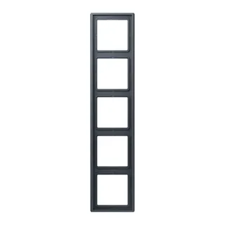Jung Rahmen, 5-fach, LE CORBUSIER, gris fonce 59 LC985262