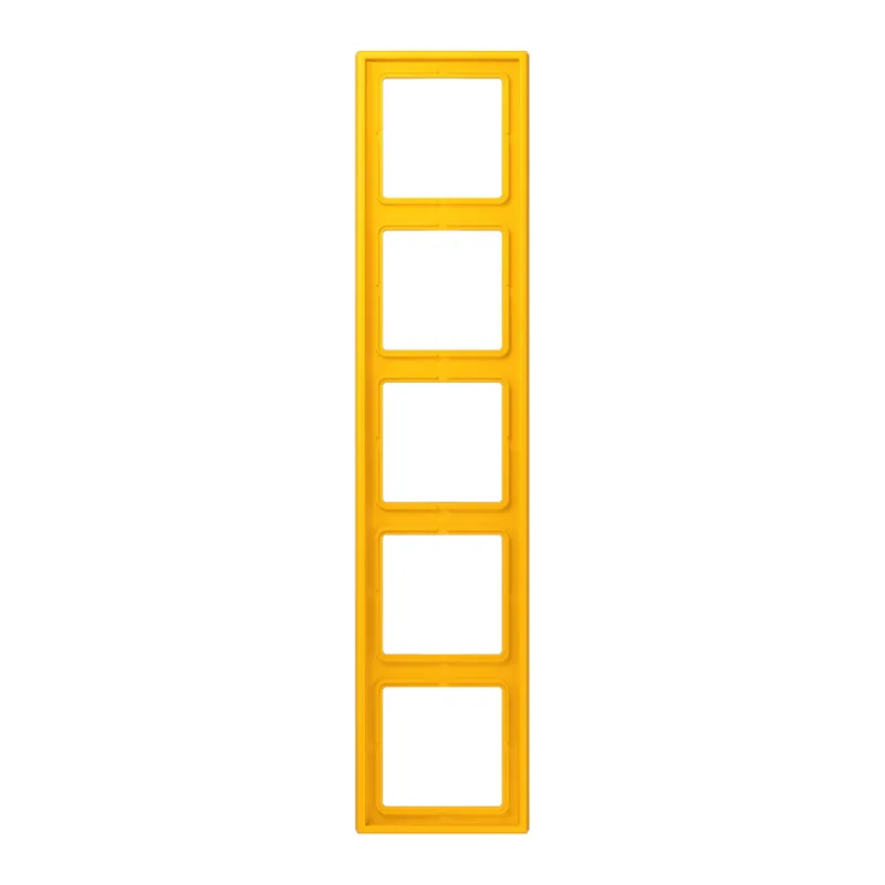 Jung Rahmen, 5-fach, LE CORBUSIER, le jaune vif LC985263