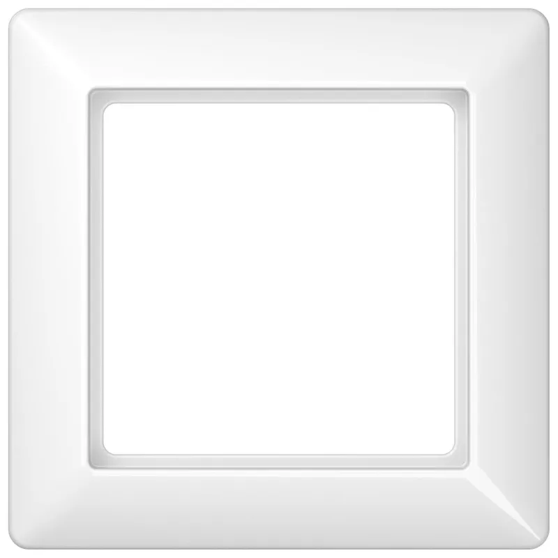 Jung Rahmen 1fach, Duroplast antimikrobiell, AS 500, alpinweiß SPAS581WW
