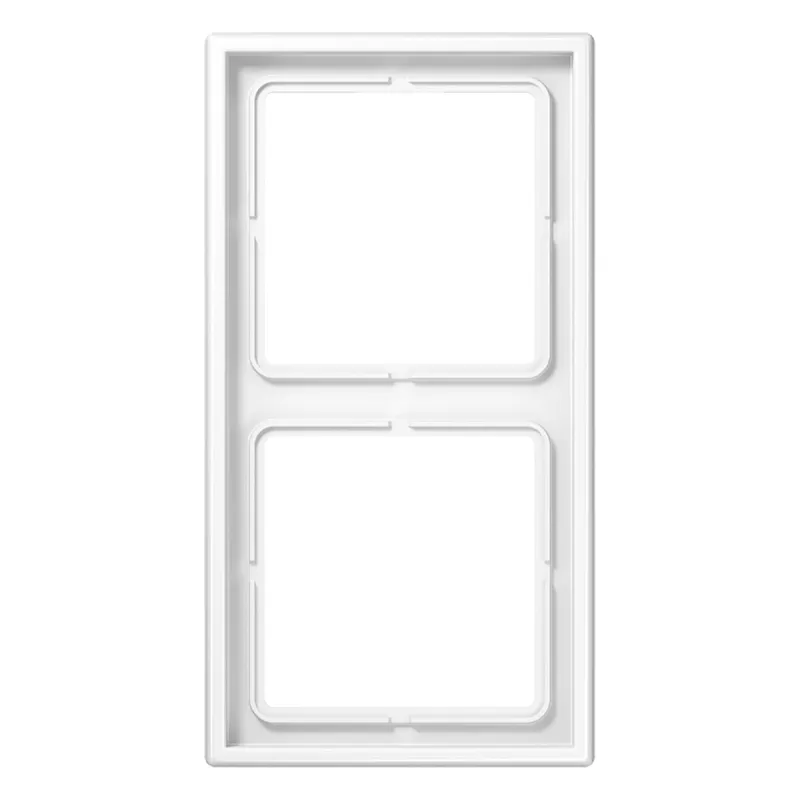Jung Rahmen 2fach, Duroplast antimikrobiell, LS 990, alpinweiß SPLS982WW