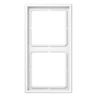 Jung Rahmen 2fach, Duroplast antimikrobiell, LS 990, alpinweiß SPLS982WW