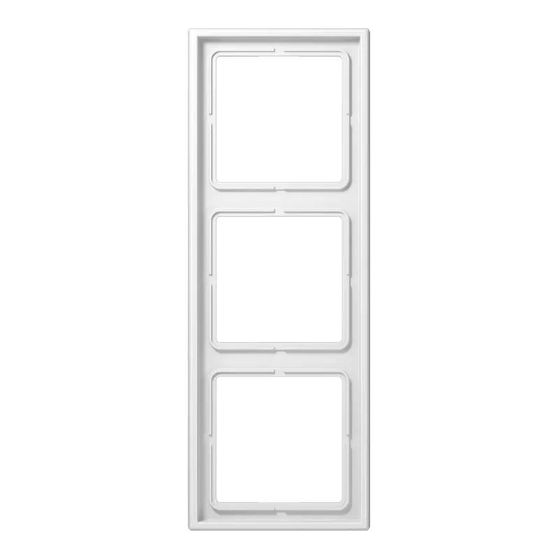 Jung Rahmen 3fach, Duroplast antimikrobiell, LS 990, alpinweiß SPLS983WW