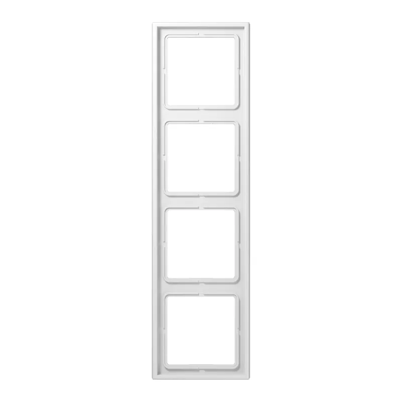 Jung Rahmen 4fach, Duroplast antimikrobiell, LS 990, alpinweiß SPLS984WW