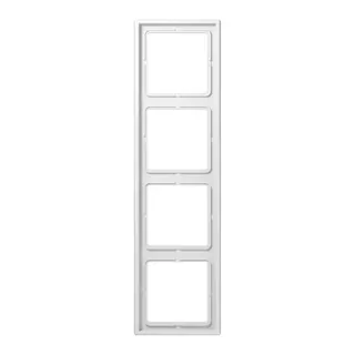 Jung Rahmen 4fach, Duroplast antimikrobiell, LS 990, alpinweiß SPLS984WW
