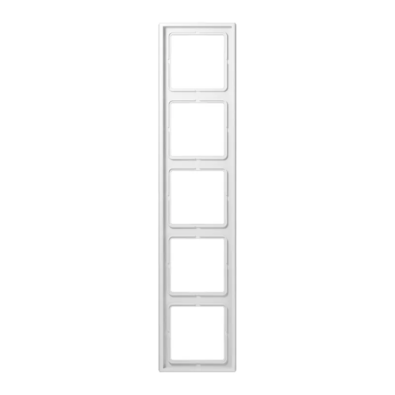 Jung Rahmen 5fach, Duroplast antimikrobiell, LS 990, alpinweiß SPLS985WW