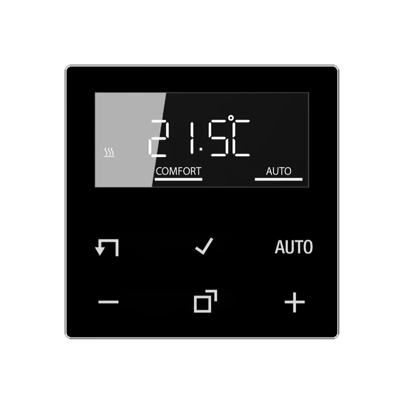 Jung HOME Raumthermostat Display, Serie AS/A, schwarz BTA1791SW