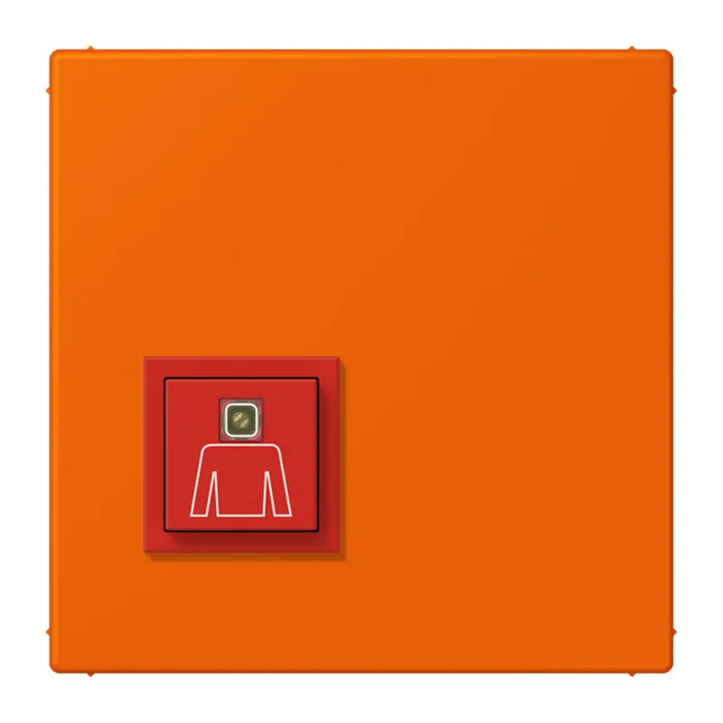 Jung Notrufsystem Ruftaster, Serie LS, orange NRSLC0834RT224