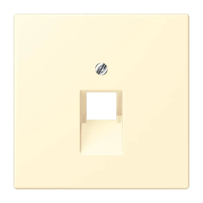 Jung Abdeckung für IAE/UAE-Anschlussdosen 1 x 8-polig, Thermoplast lackiert, Serie LS, blanc LC969-1UA201
