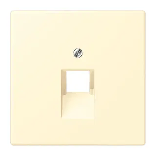 Jung Abdeckung für IAE/UAE-Anschlussdosen 1 x 8-polig, Thermoplast lackiert, Serie LS, blanc LC969-1UA201
