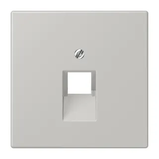 Jung Abdeckung für IAE/UAE-Anschlussdosen 1 x 8-polig, Thermoplast lackiert, Serie LS, gris clair 31 LC969-1UA205
