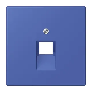 Jung Abdeckung für IAE/UAE-Anschlussdosen 1 x 8-polig, Thermoplast lackiert, Serie LS, bleu outremer 31 LC969-1UA206