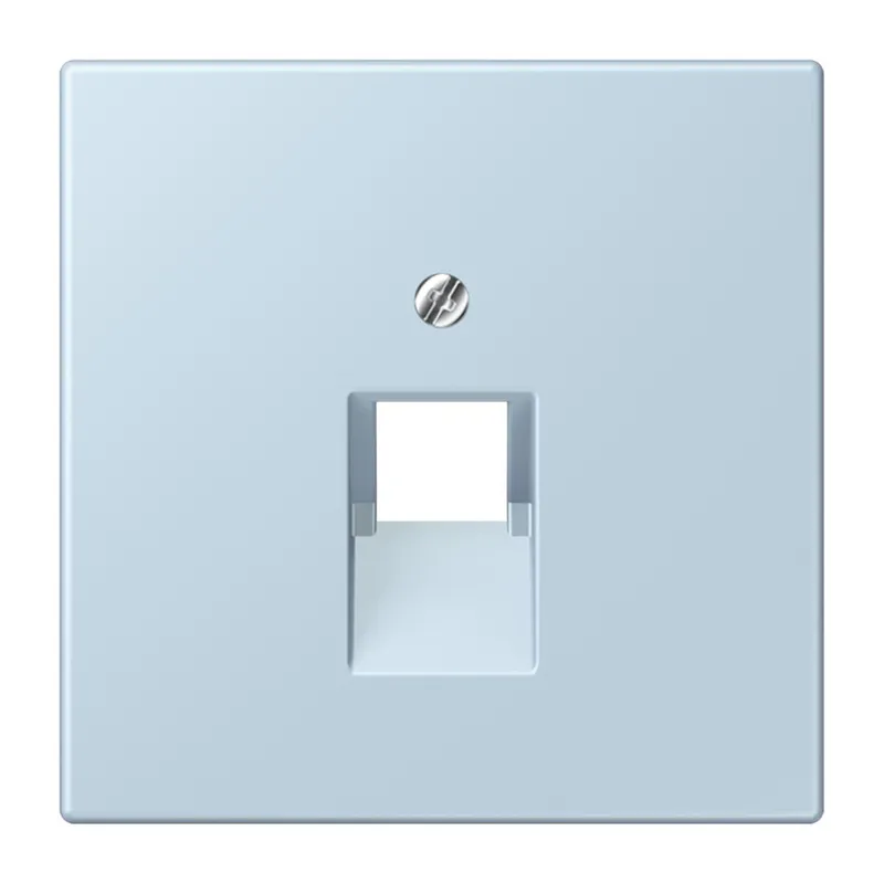 Jung Abdeckung für IAE/UAE-Anschlussdosen 1 x 8-polig, Thermoplast lackiert, Serie LS, outremerclair LC969-1UA208