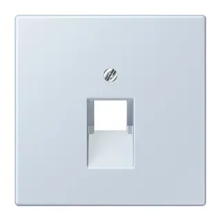 Jung Abdeckung für IAE/UAE-Anschlussdosen 1 x 8-polig, Thermoplast lackiert, Serie LS, outremer pale LC969-1UA209
