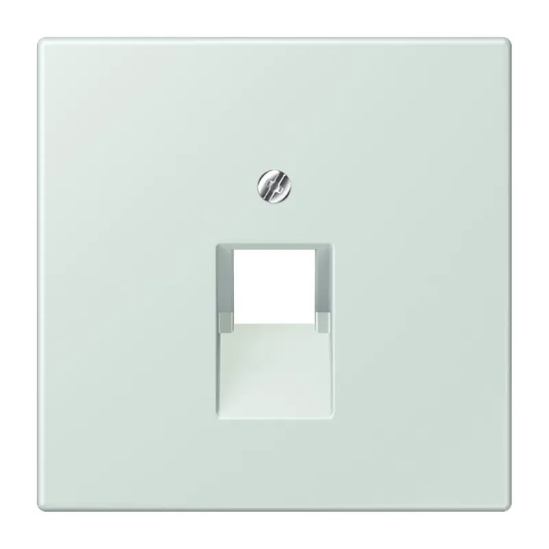 Jung Abdeckung für IAE/UAE-Anschlussdosen 1 x 8-polig, Thermoplast lackiert, Serie LS, céruléen pale LC969-1UA215