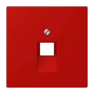 Jung Abdeckung für IAE/UAE-Anschlussdosen 1 x 8-polig, Thermoplast lackiert, Serie LS, rouge vermillon 31 LC969-1UA227