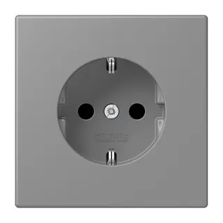 Jung SCHUKO Steckdose, 16 A 250 V ~, SAFETY+, Serie LS, gris 31 LC1520KI203