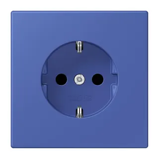Jung SCHUKO Steckdose, 16 A 250 V ~, SAFETY+, Serie LS, bleu outremer 31 LC1520KI206