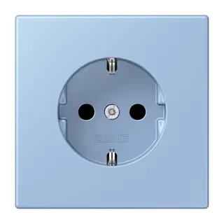 Jung SCHUKO Steckdose, 16 A 250 V ~, SAFETY+, Serie LS, outremer moyen LC1520KI207