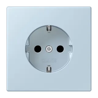 Jung SCHUKO Steckdose, 16 A 250 V ~, SAFETY+, Serie LS, outremerclair LC1520KI208