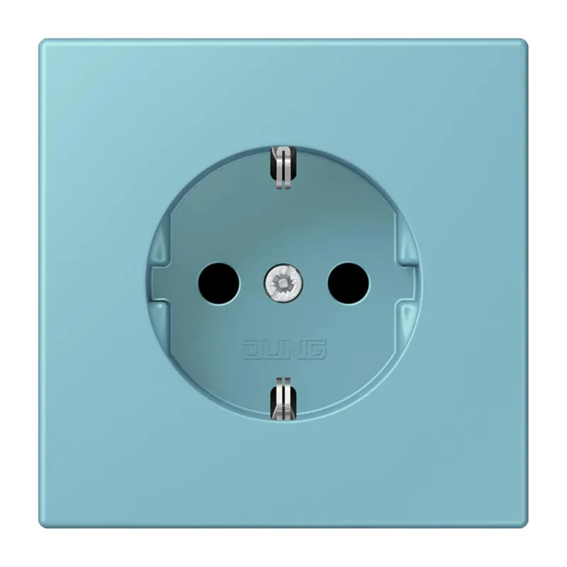 Jung SCHUKO Steckdose, 16 A 250 V ~, Serie LS, céruléen moyen LC1520213