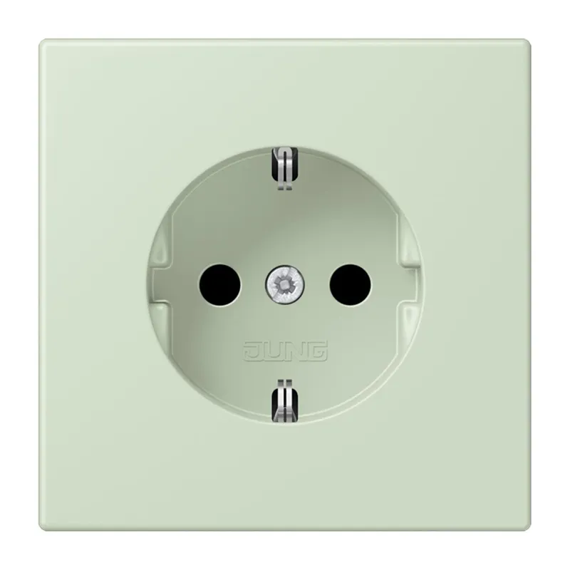 Jung SCHUKO Steckdose, 16 A 250 V ~, Serie LS, vert anglâis pale LC1520218