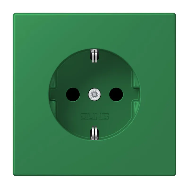Jung SCHUKO Steckdose, 16 A 250 V ~, SAFETY+, Serie LS, vert foncé LC1520KI219