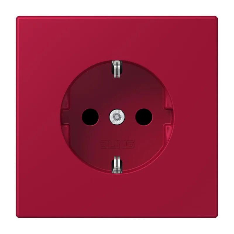 Jung SCHUKO Steckdose, 16 A 250 V ~, Serie LS, rouge carmin LC1520229