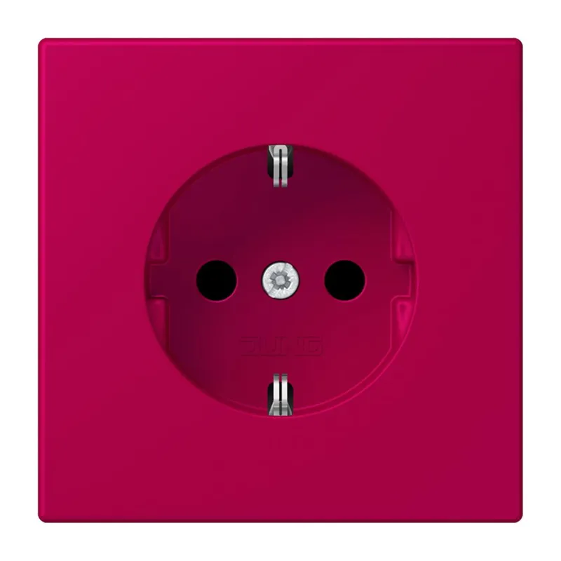 Jung SCHUKO Steckdose, 16 A 250 V ~, Serie LS, rouge rubia LC1520230
