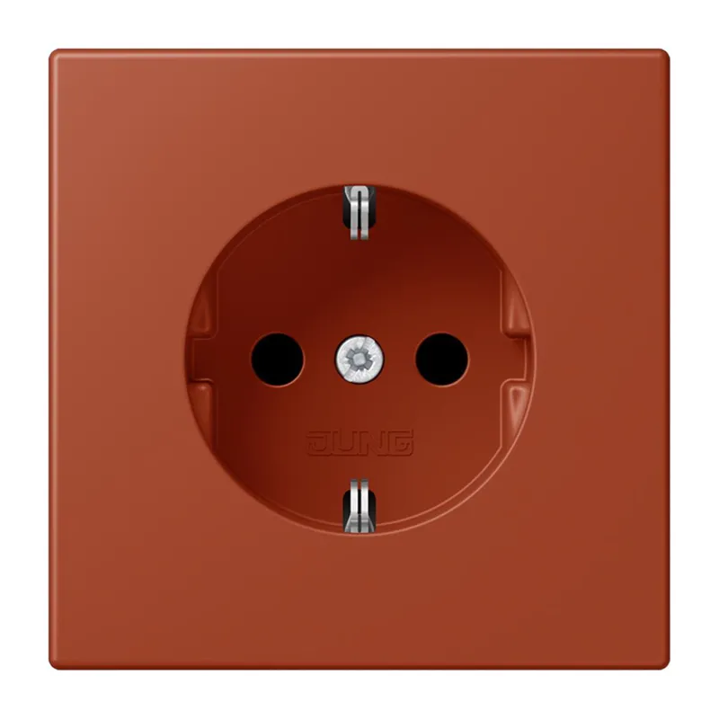 Jung SCHUKO Steckdose, 16 A 250 V ~, SAFETY+, Serie LS, l'ocre rouge LC1520KI232