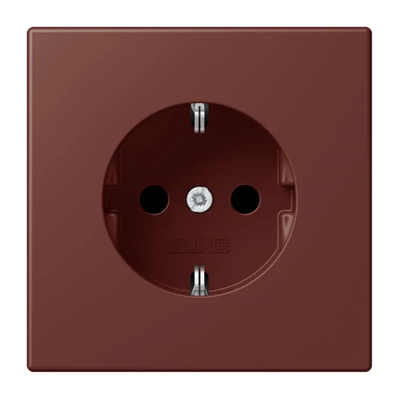Jung SCHUKO Steckdose, 16 A 250 V ~, Serie LS, terre sienne br?lée 31 LC1520235
