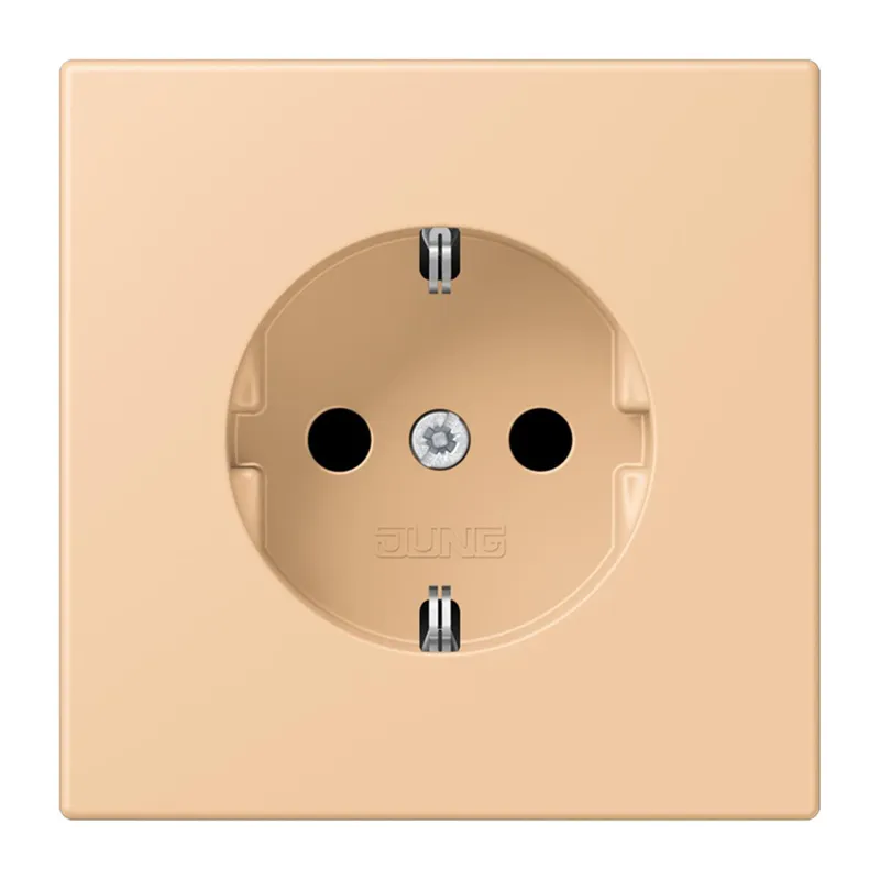 Jung SCHUKO Steckdose, 16 A 250 V ~, Serie LS, terre sienne claire 31 LC1520237