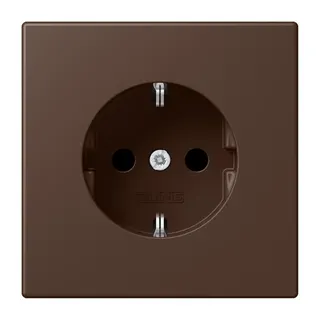 Jung SCHUKO Steckdose, 16 A 250 V ~, SAFETY+, Serie LS, terre d'ombre br?lée 31 LC1520KI239