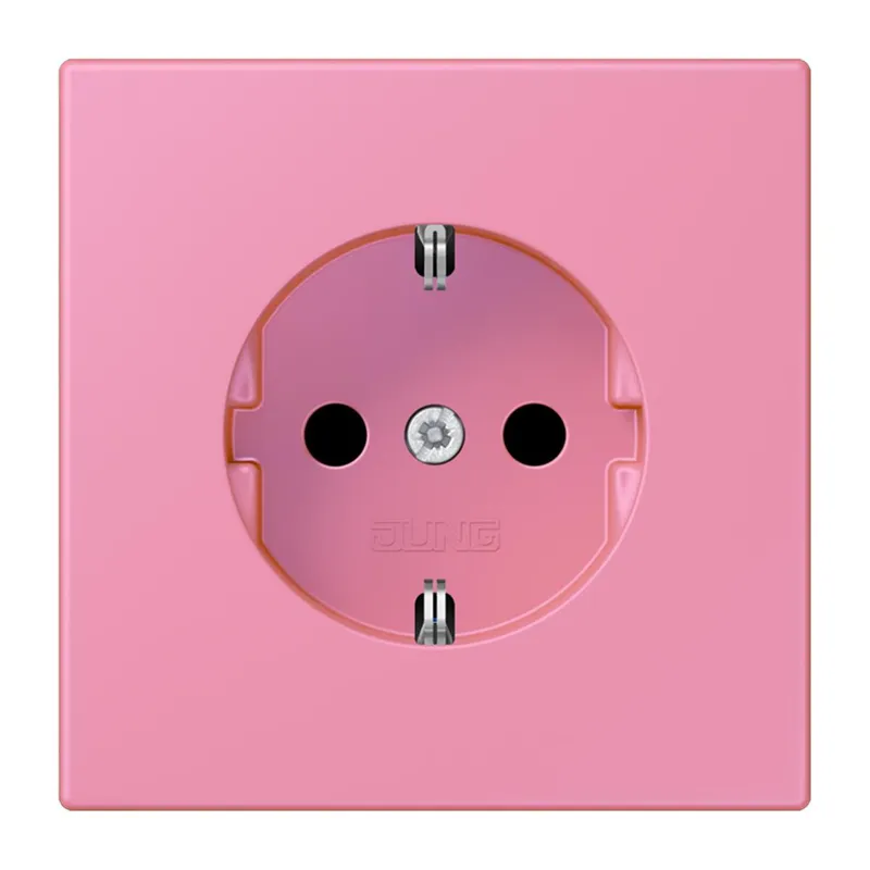 Jung SCHUKO Steckdose, 16 A 250 V ~, Serie LS, rose vif LC1520246