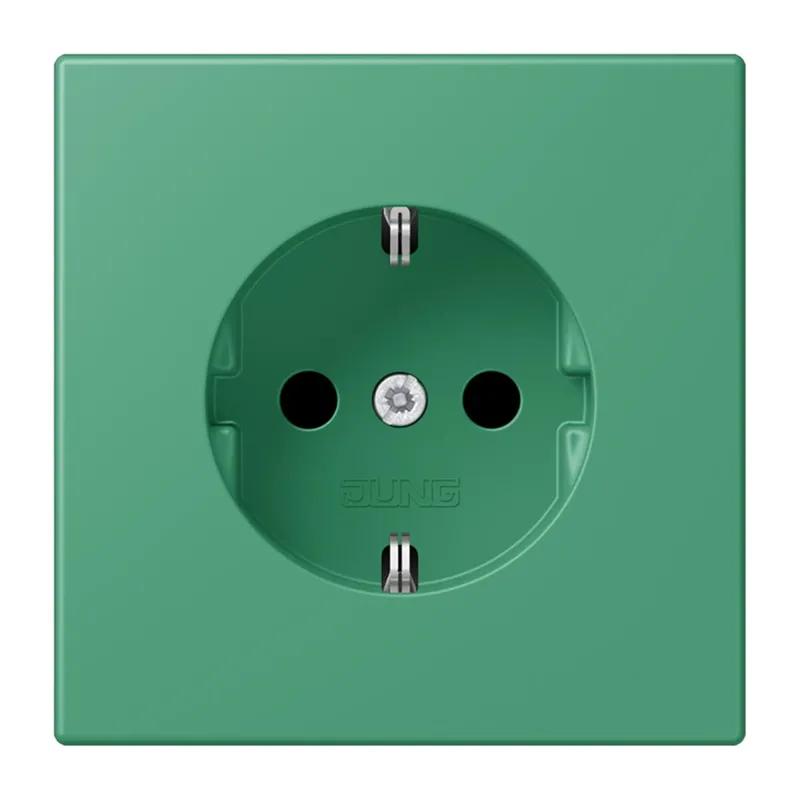 Jung SCHUKO Steckdose, 16 A 250 V ~, Schraubklemmen, Serie LS, vert 59 LC1521250
