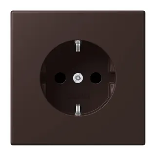 Jung SCHUKO Steckdose, 16 A 250 V ~, SAFETY+, Serie LS, terre d?ombre br?lée 59 LC1520KI252