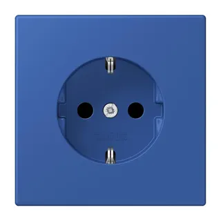 Jung SCHUKO Steckdose, 16 A 250 V ~, SAFETY+, Serie LS, bleu outremer 59 LC1520KI253