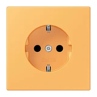 Jung SCHUKO Steckdose, 16 A 250 V ~, SAFETY+, Serie LS, ocre jaune clair LC1520KI254