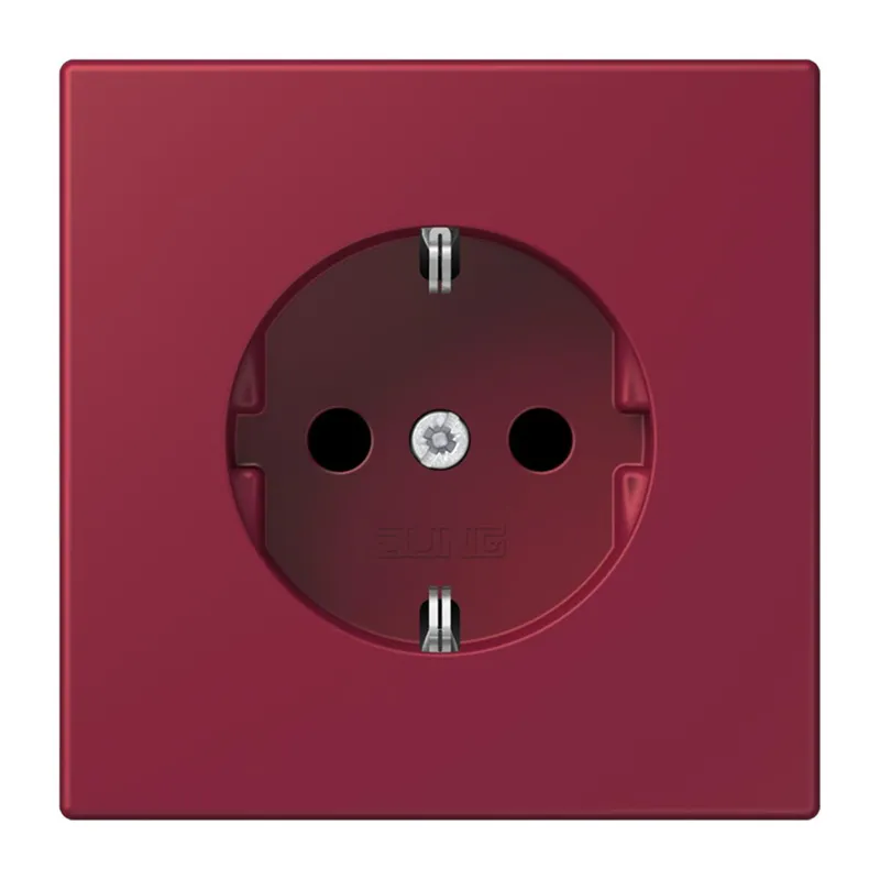 Jung SCHUKO Steckdose, 16 A 250 V ~, SAFETY+, Serie LS, le rubis LC1520KI255