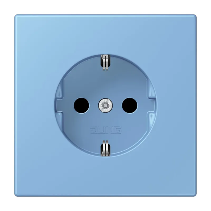Jung SCHUKO Steckdose, 16 A 250 V ~, Serie LS, bleu céruléen 59 LC1520256