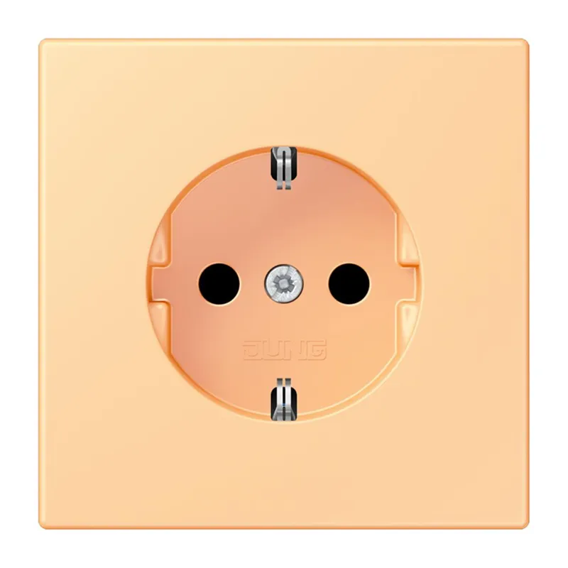 Jung SCHUKO Steckdose, 16 A 250 V ~, SAFETY+, Serie LS, terre sienne claire 59 LC1520KI258