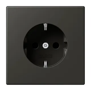 Jung SCHUKO Steckdose, 16 A 250 V ~, SAFETY+, Serie LS, ombre naturelle 59 LC1520KI259