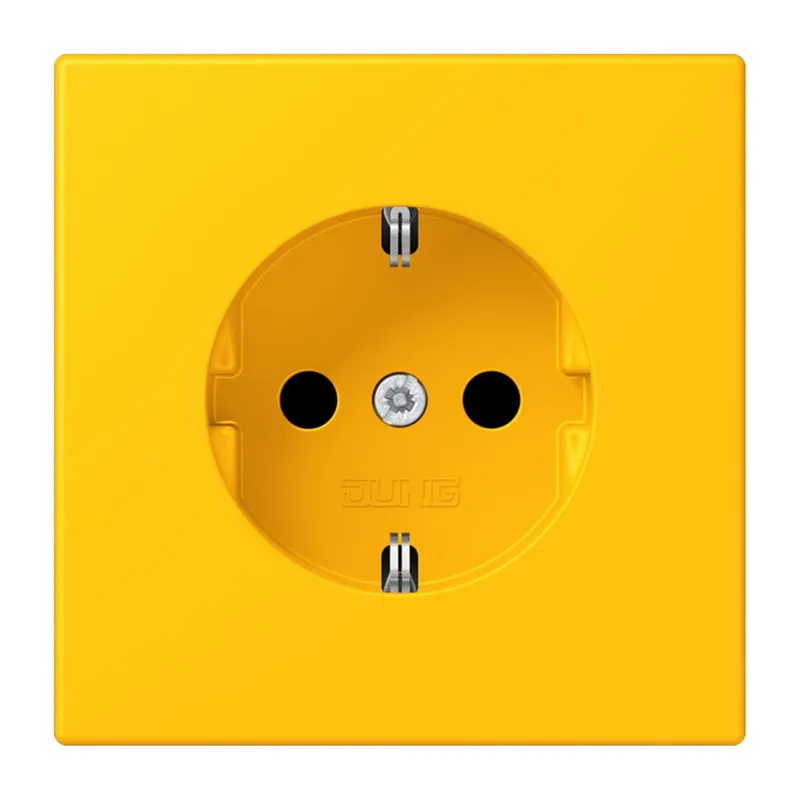 Jung SCHUKO Steckdose, 16 A 250 V ~, Schraubklemmen, Serie LS, le jaune vif LC1521263