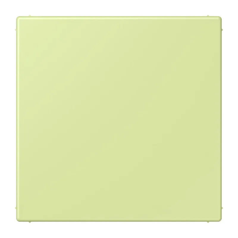 Jung Blind-Abdeckung (gerastet), Thermoplast lackiert, Serie LS, vert jaune clair LC994B222