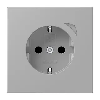 Jung HOME SCHUKO® Steckdose, 16 A 250 V ~, Schraubklemmen, mit Funktionsanzeige, SAFETY+, Thermoplast lackiert BTLC1521S204
