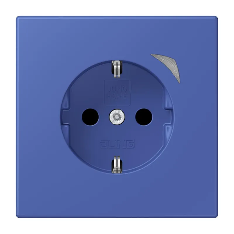 Jung HOME SCHUKO® Steckdose, 16 A 250 V ~, Energy, Schraubklemmen, mit Funktionsanzeige, SAFETY+, Thermoplast BTLC1521SE206