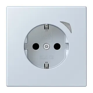 Jung HOME SCHUKO® Steckdose, 16 A 250 V ~, Schraubklemmen, mit Funktionsanzeige, SAFETY+, Thermoplast lackiert BTLC1521S209