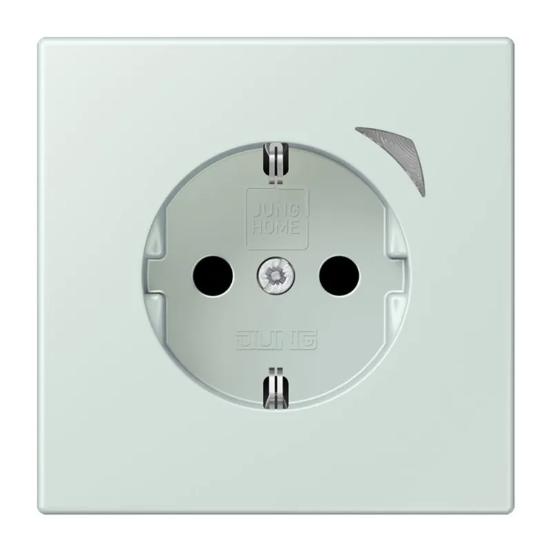 Jung HOME SCHUKO® Steckdose, 16 A 250 V ~, Schraubklemmen, mit Funktionsanzeige, SAFETY+, Thermoplast lackiert BTLC1521S215